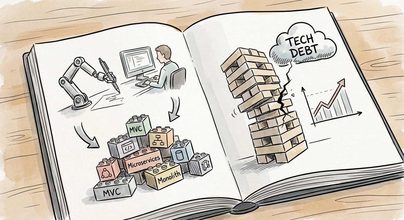 Illustration for The Copilot Workspace Productivity Paradox: Why AI Makes Us Slower (And What We're Missing)
